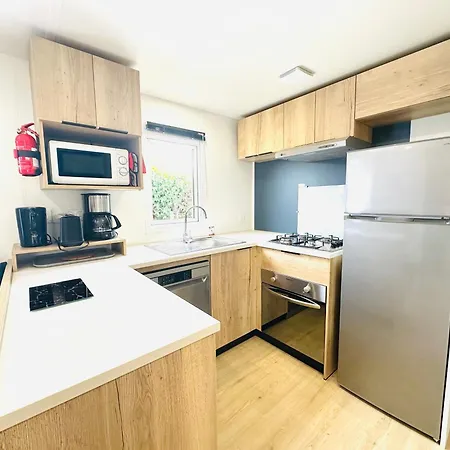 샬레 Mobilhome Neuf 3 Ch 40 M2 Climatise - Les Charmettes 레 마트