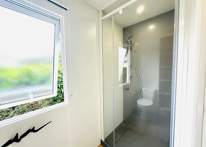 シャレー Les Charmettes Mobilhome Neuf 3 Ch - 2 Sdb Climatise - Terrasse Totalement Abritee - Locsweethome *